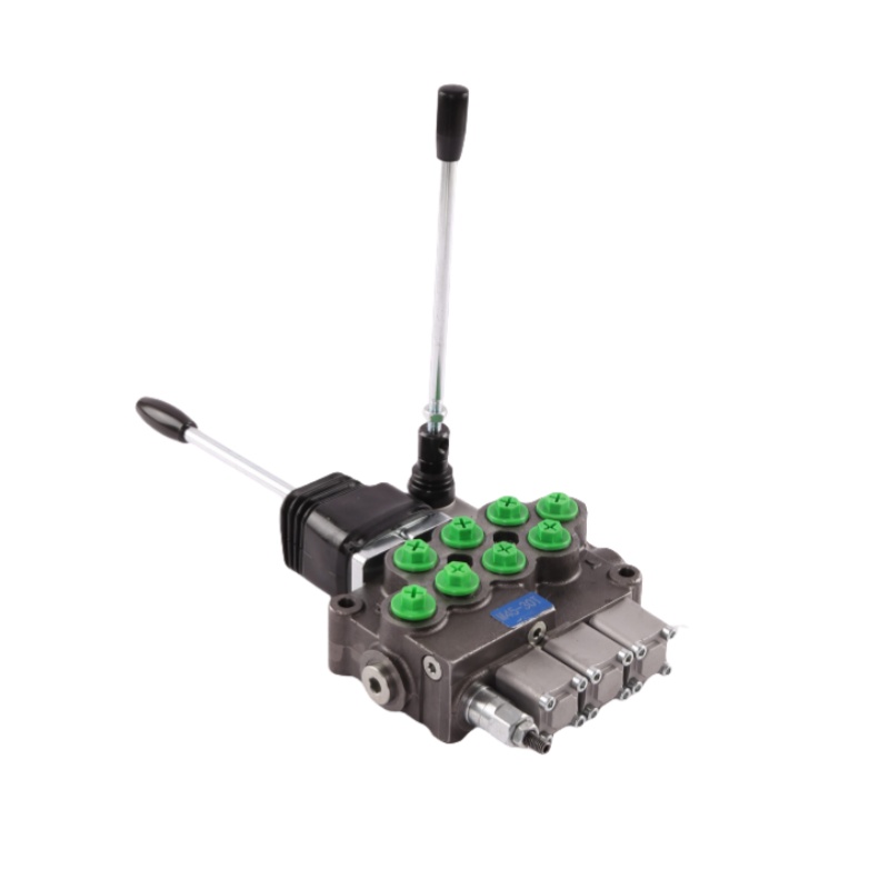 M45 Manual 3 Spool Monoblock Directional Valve