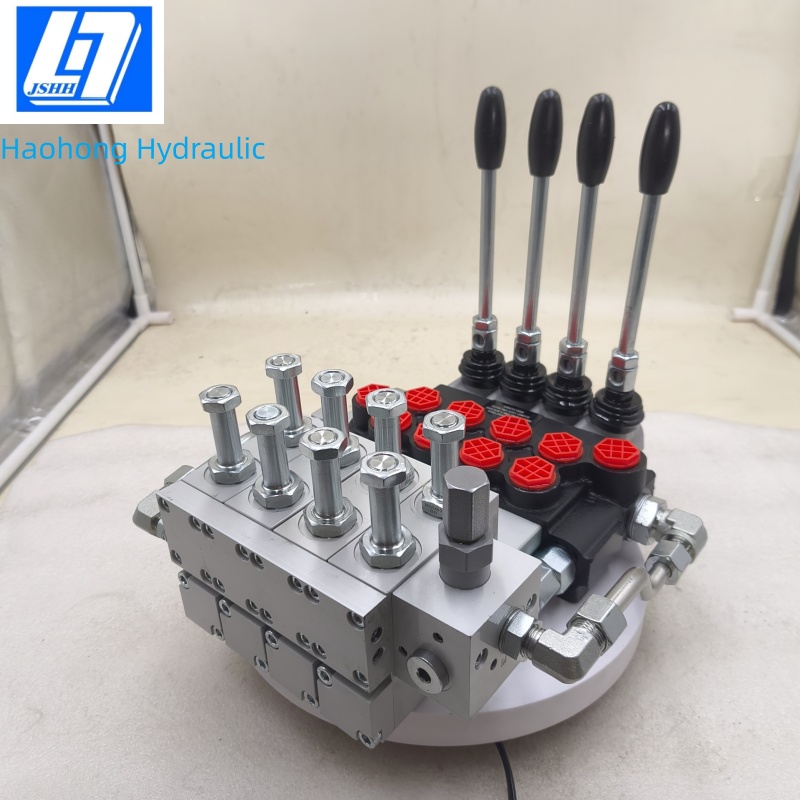 P40 4 Spools Manual and Electro-hydraulic Hydraulic Directional Control Valve(手动、电液控）