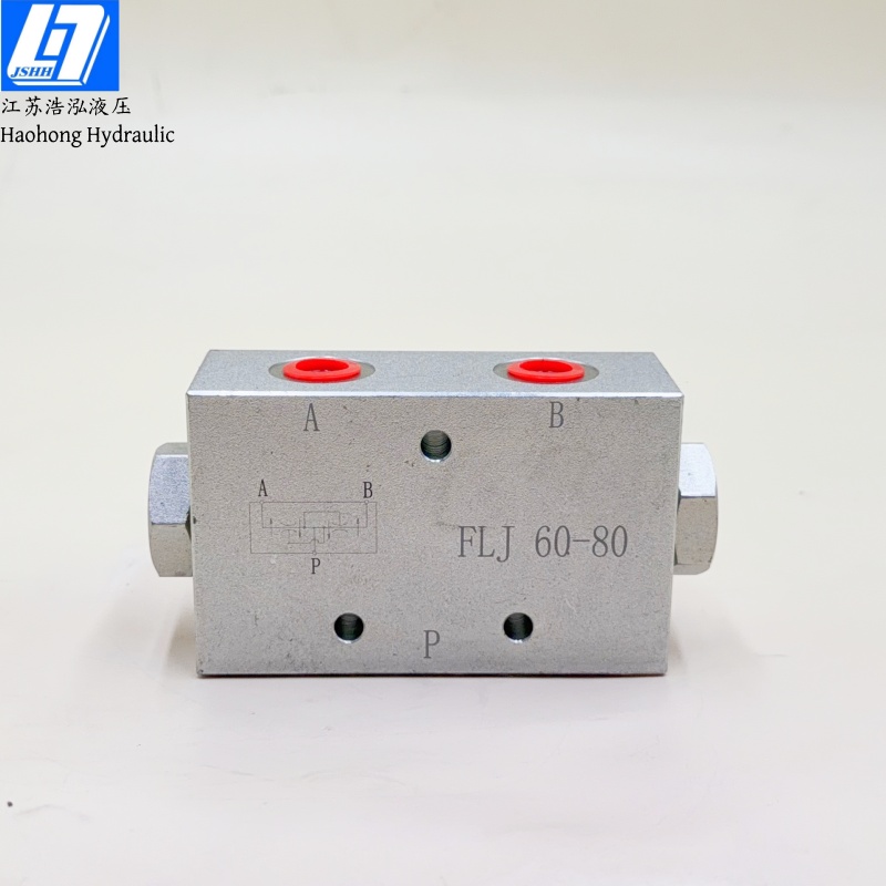 DFL 2 Ways Steel Flow Divider