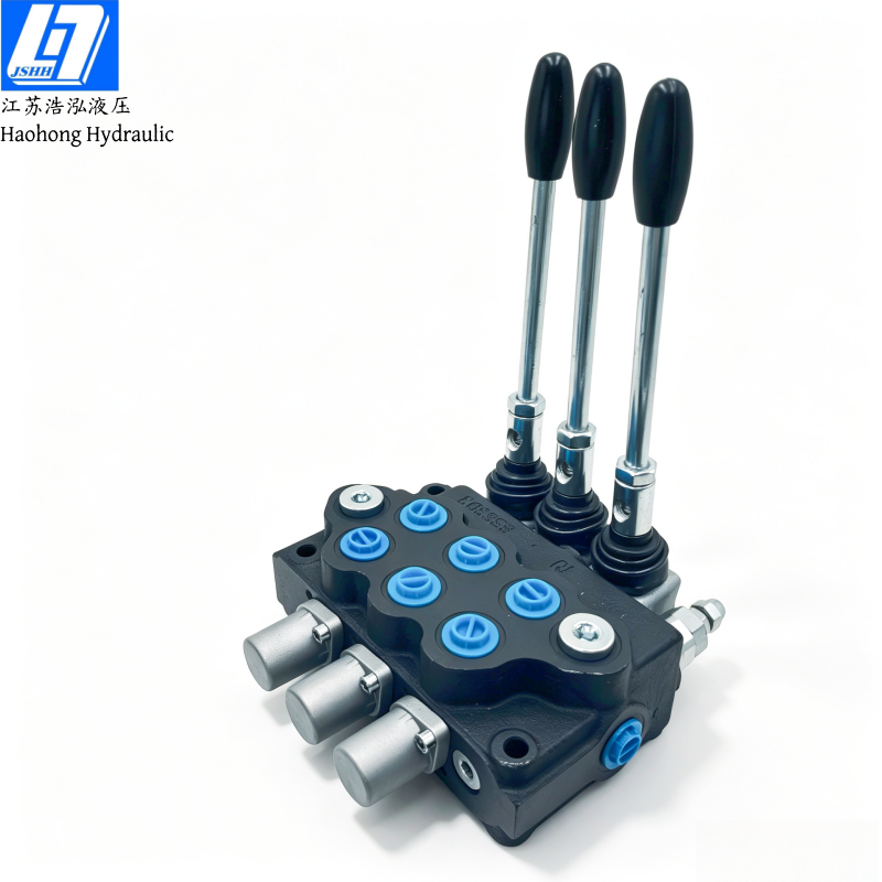 SD5 Manual 3 Spools Monoblock Directional Valve