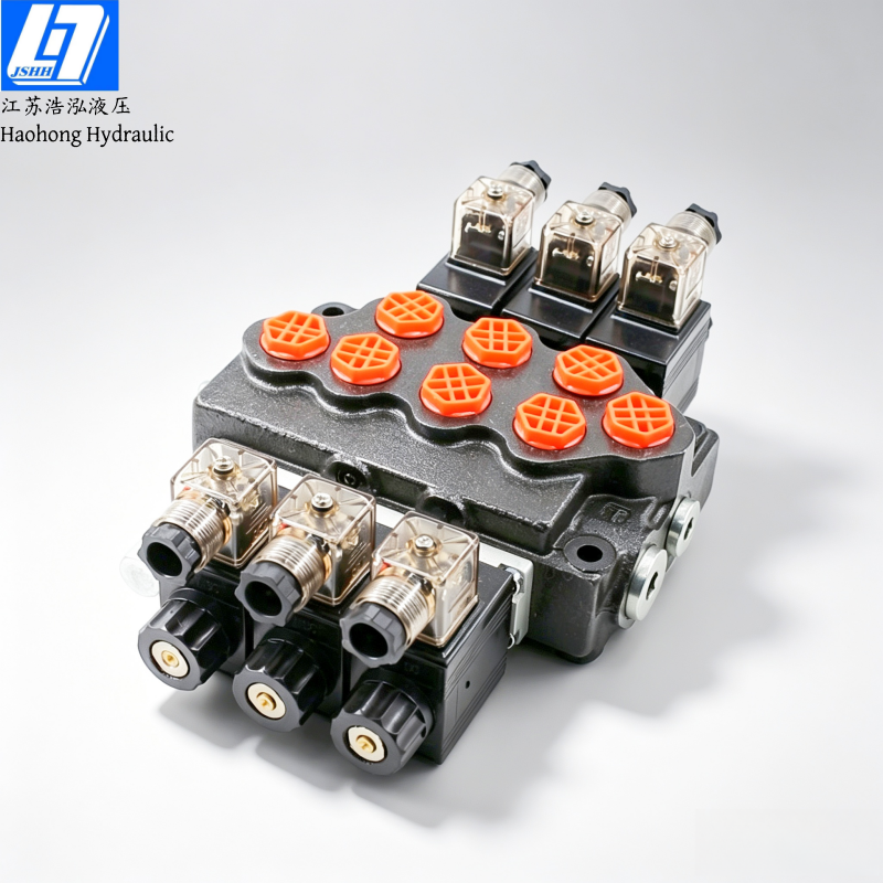 SD5 3 Spool Solenoid Monoblock Directional Valve