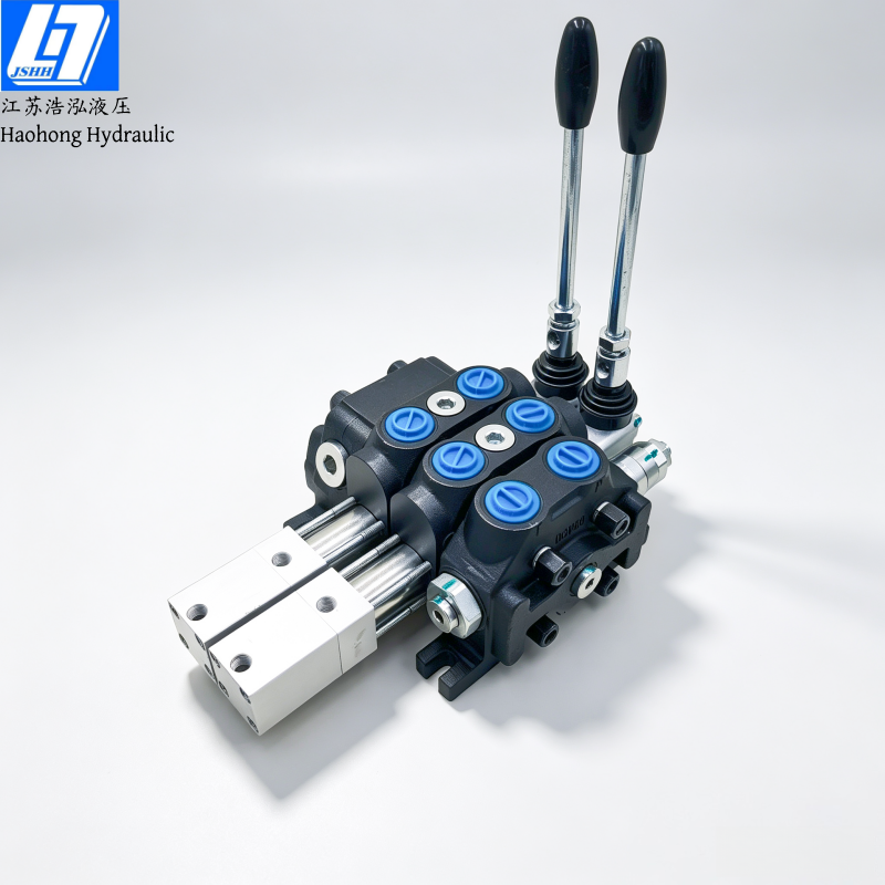 DCV60-2 Spools Manual &Penumatic(两联手动&气控）