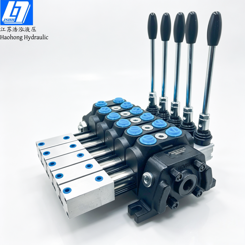 DCV60-5 Spools Manual &Penumatic(五联手动&气控）