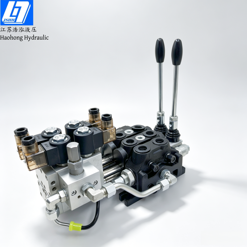 DCV60-2 Spools Manual and Electro-hydraulic Hydraulic Directional Control Valve(手动、电液控)
