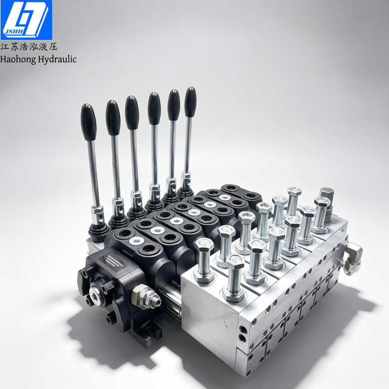 DCV60-6 Spools Manual and Electro-hydraulic Hydraulic Directional Control Valve(手动、电液控）