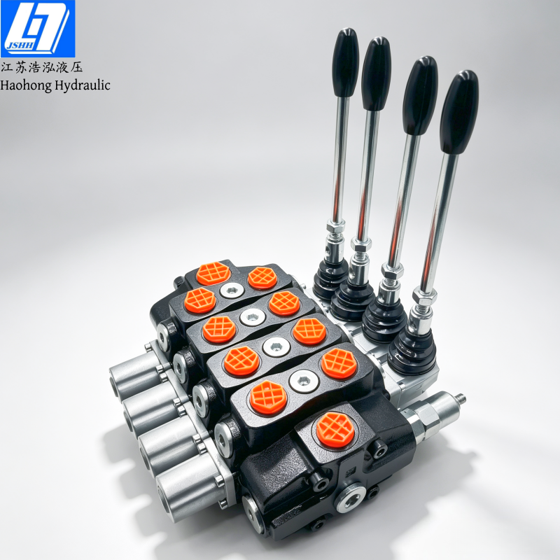 SD8 Manual 4 Spools Sectional Directional Control Valves SD8分片式多路阀