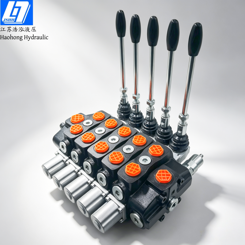 SD8 Manual 5 Spools Sectional Directional Control Valves SD8分片式多路阀