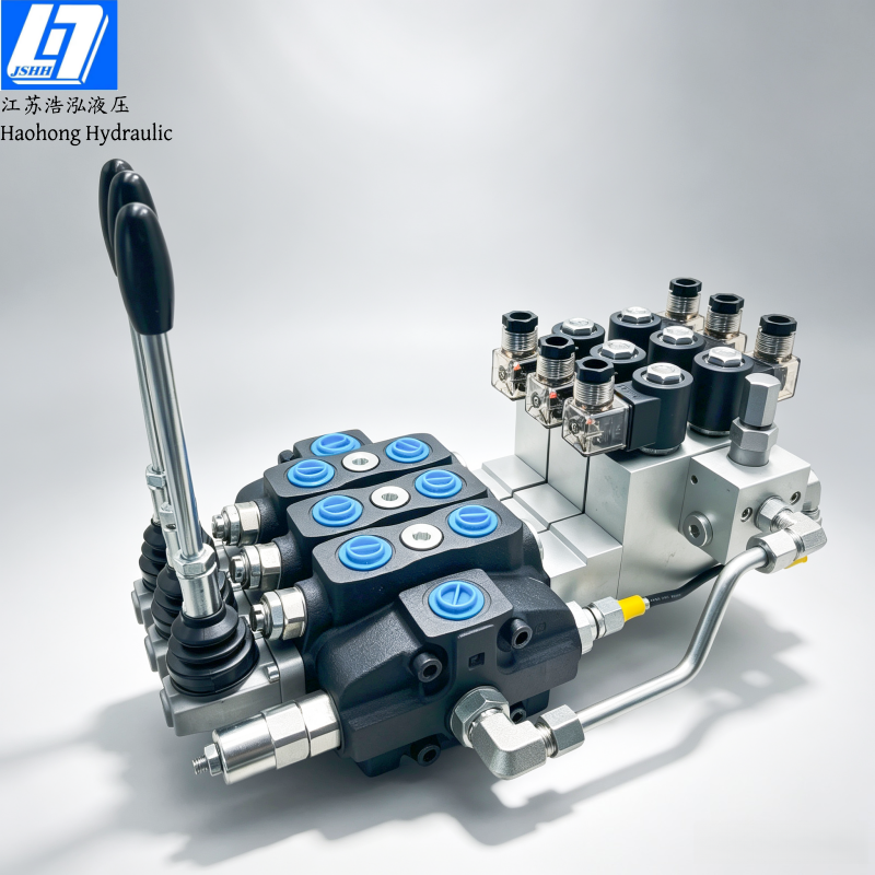 SD8 Manual and Electro-hydraulic Sectional Directional Control Valves SD8分片式多路阀