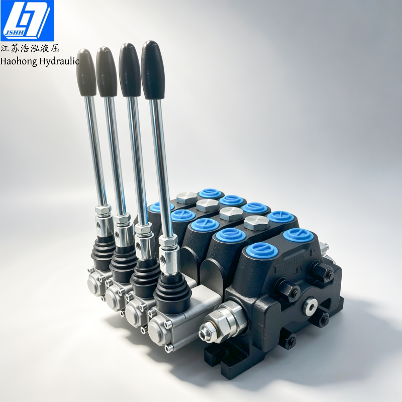 DCV100 4 Spools Manual Sectional Valve