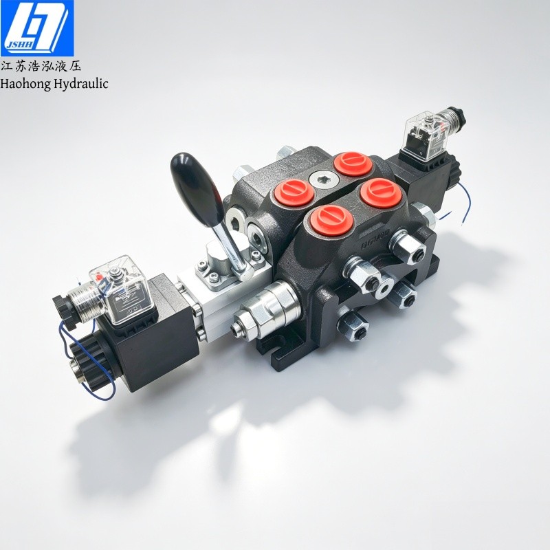 DCV60 1 Spool Solenoid&Manual Sectional Directional Valve(手电一体)